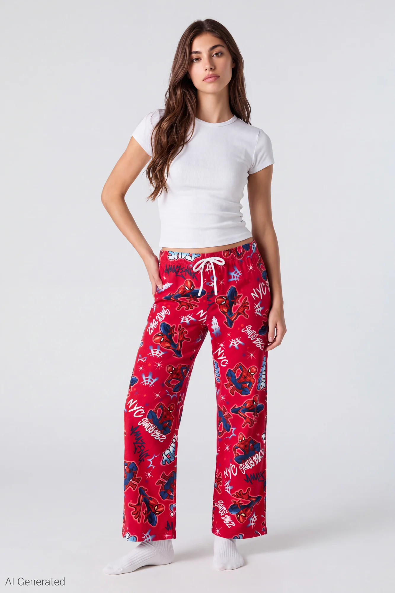 Spider-Man Plush Pajama Pant