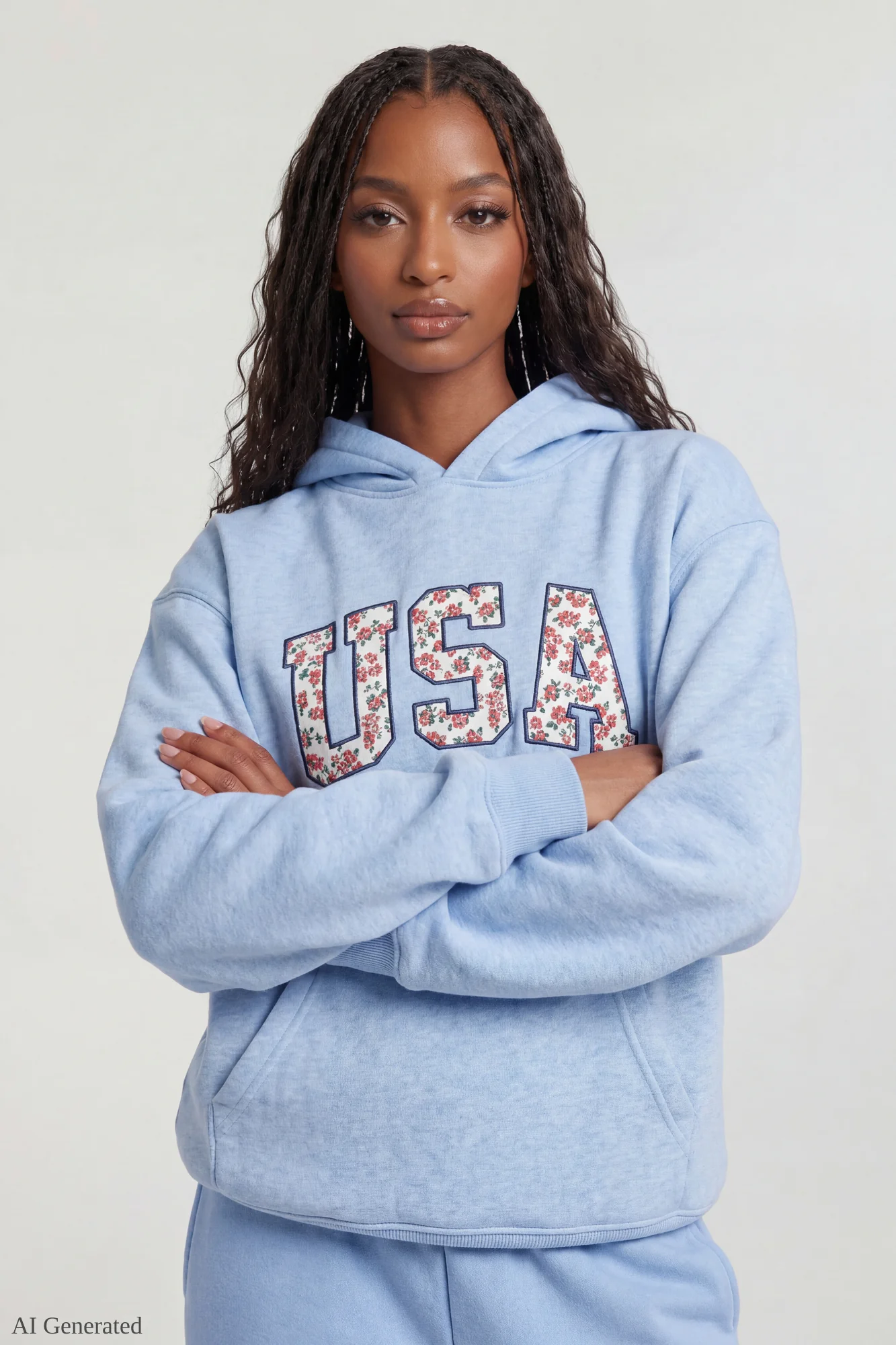 Fleece Oversized Graphic Hoodie