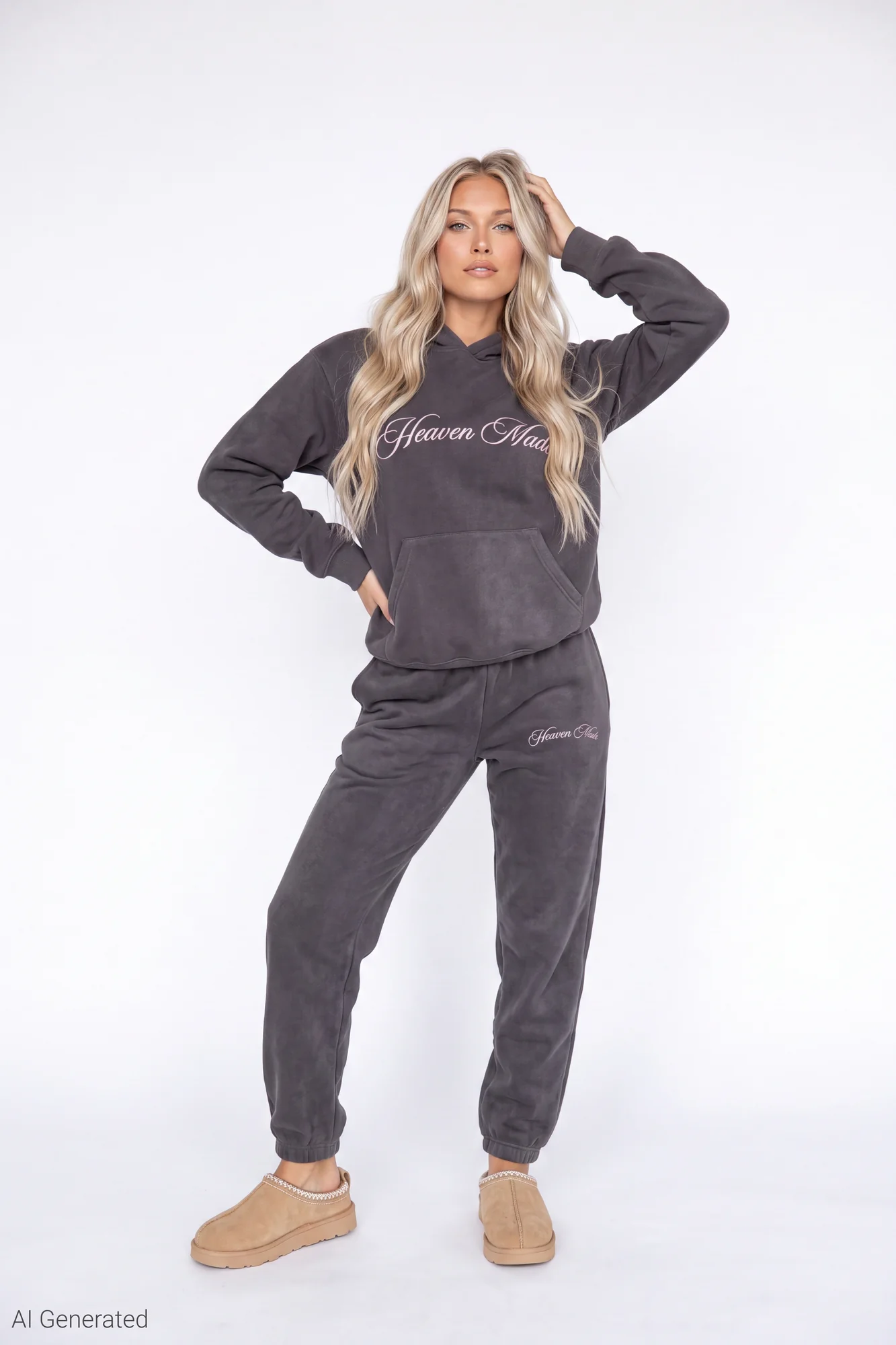 Fleece Graphic Boyfriend Jogger