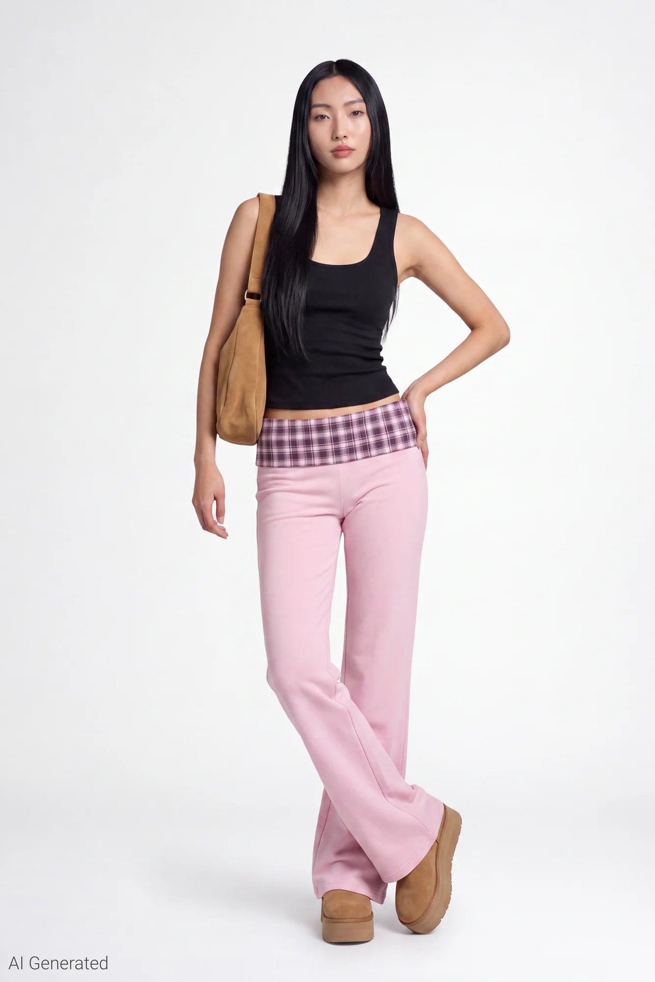 Foldover Waist Pant