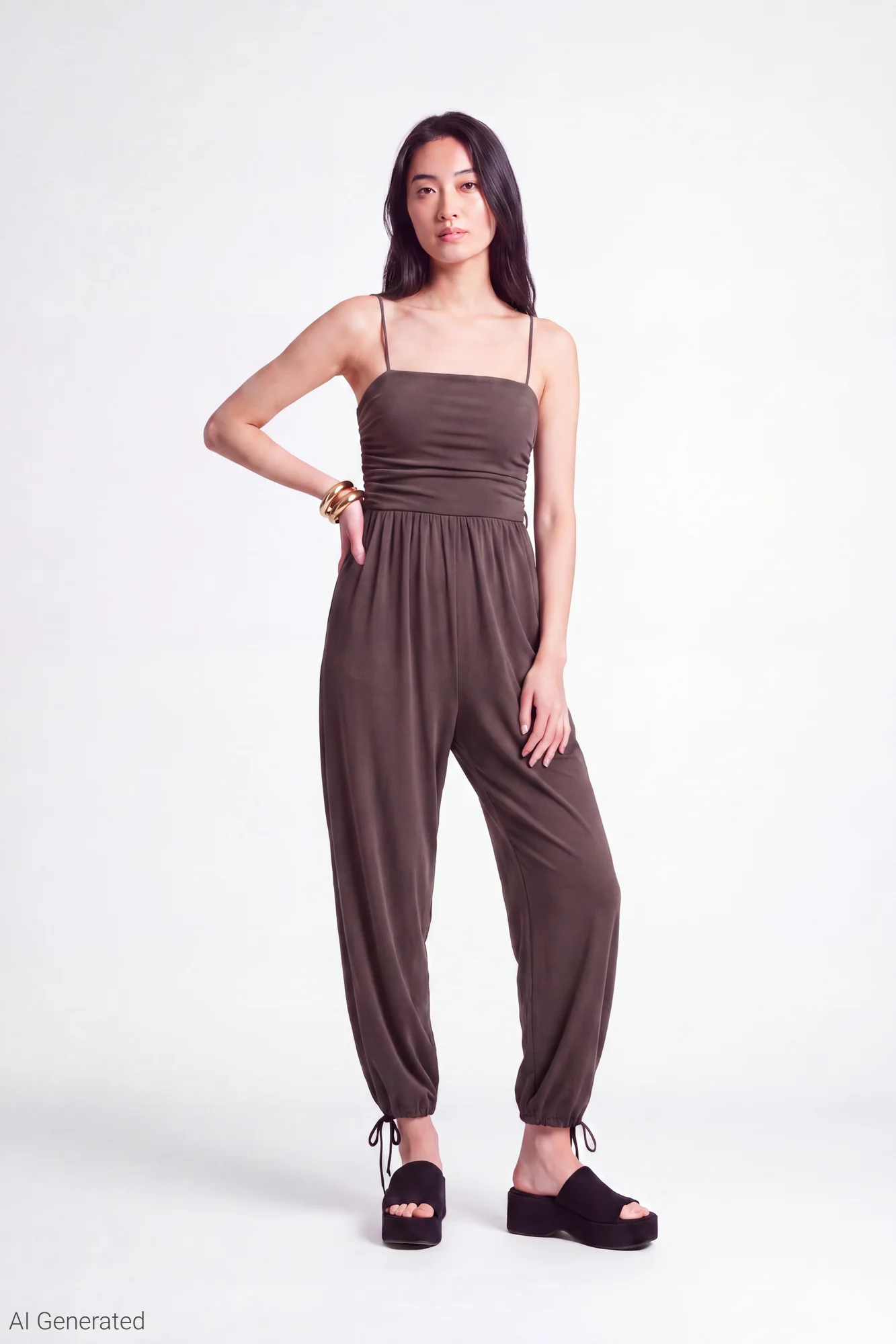 Ruched Jumpsuit
