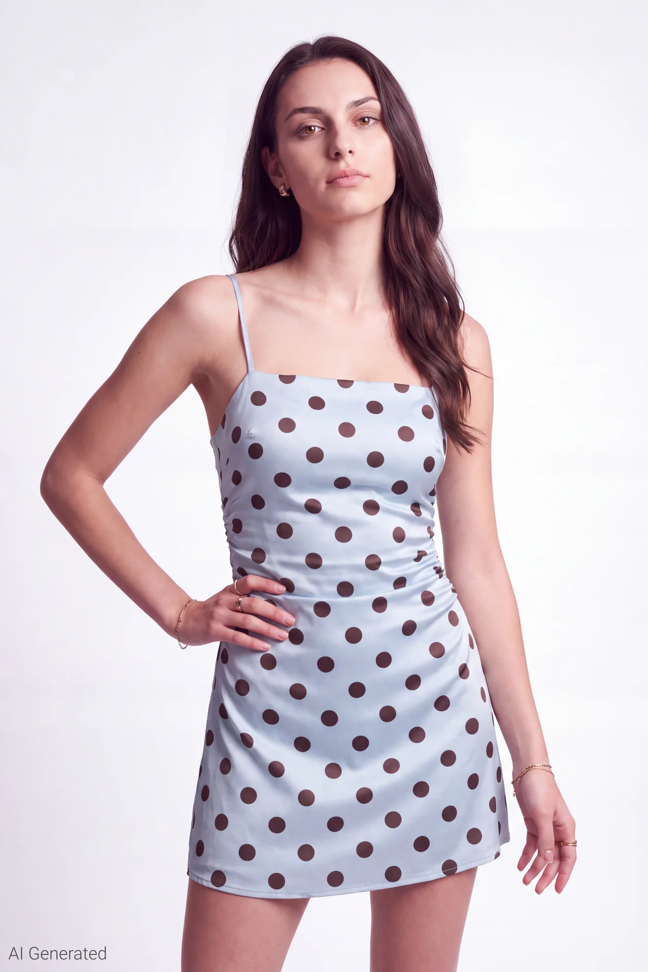 Polka Dot Mini Dress