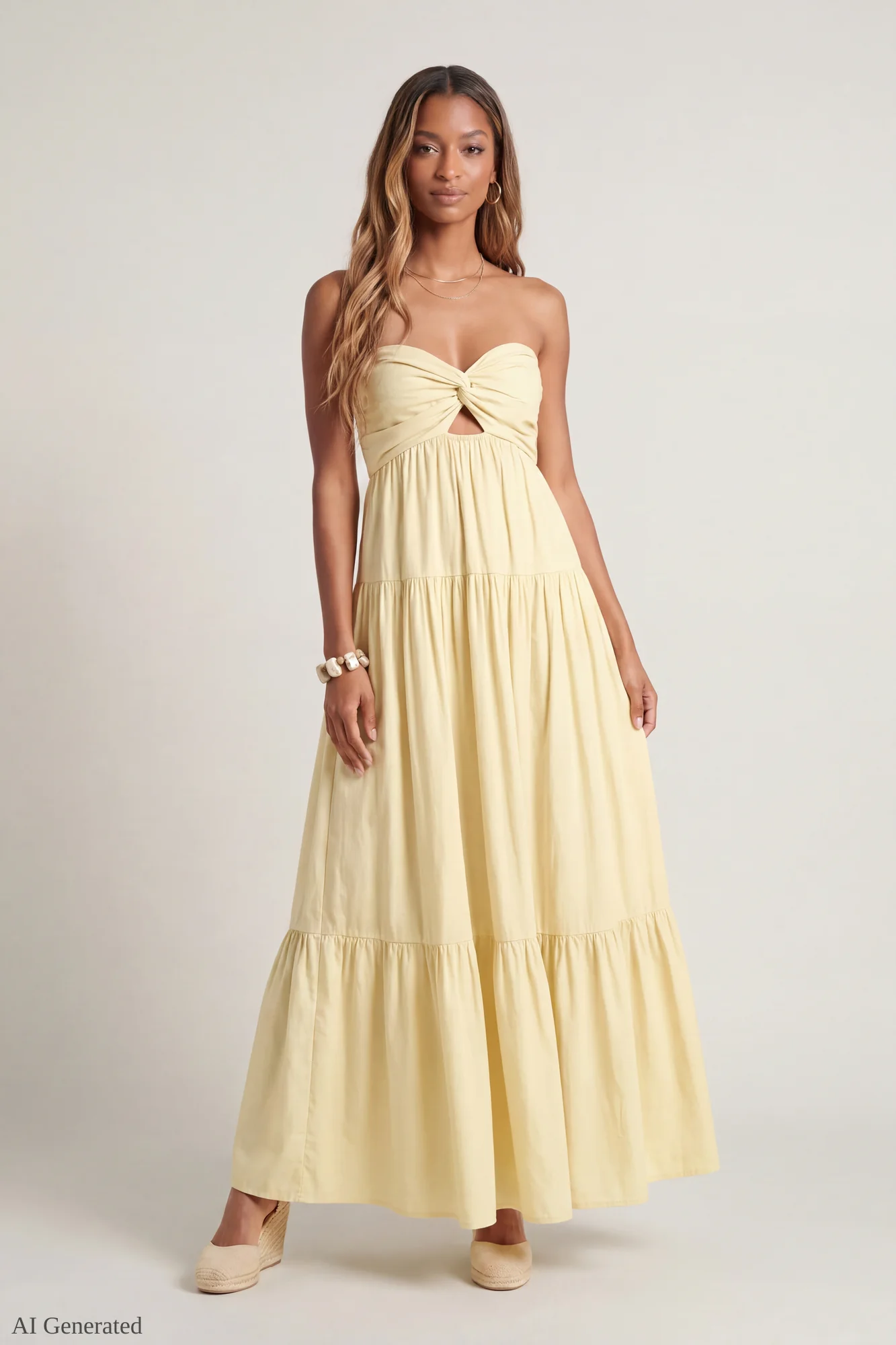 Sweetheart Strapless Maxi Dress