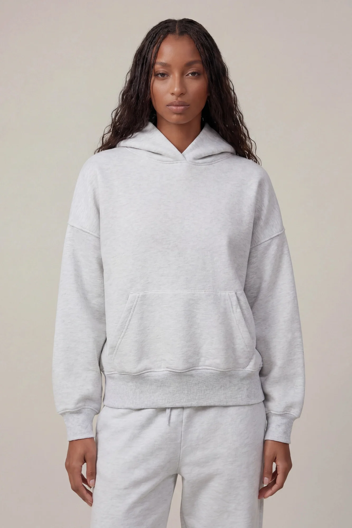 Fleece Boxy Hoodie