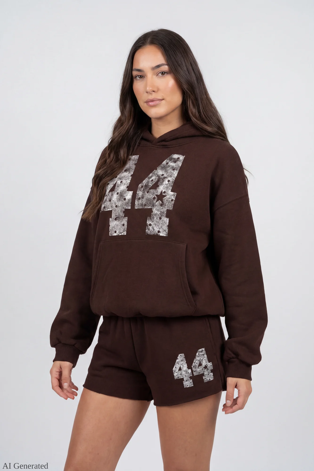 Fleece Graphic Boxy Hoodie