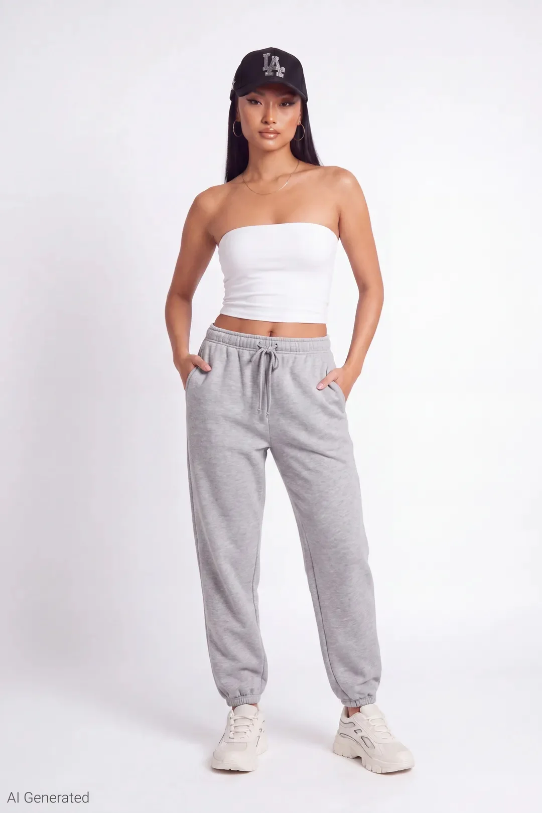 Fleece Low Rise Slim Fit Jogger