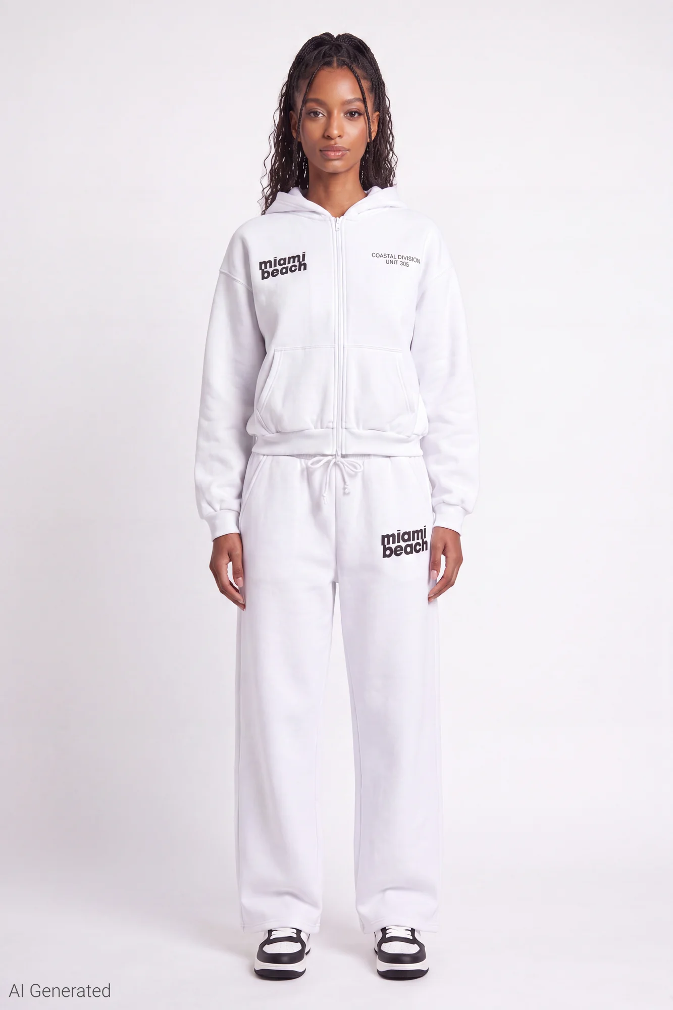 Graphic Fleece Ultra Wide Leg Sweatpant