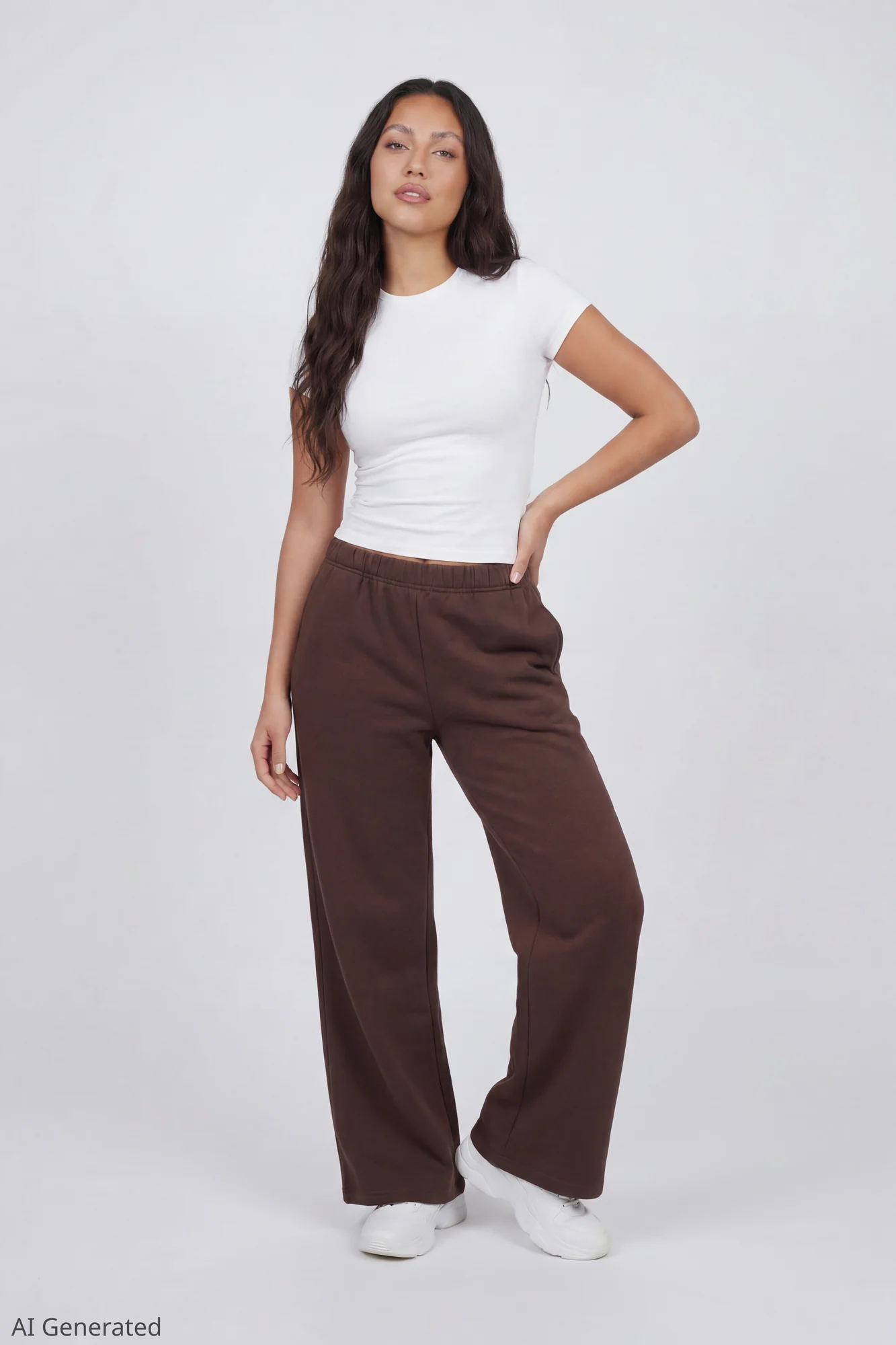 Fleece Ultra Wide Leg Sweatpant