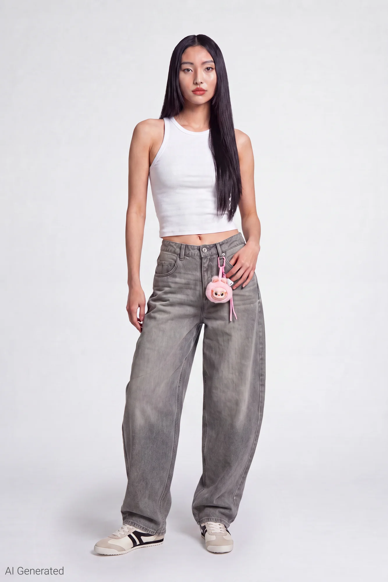 Mega Baggy Jean with Keychain