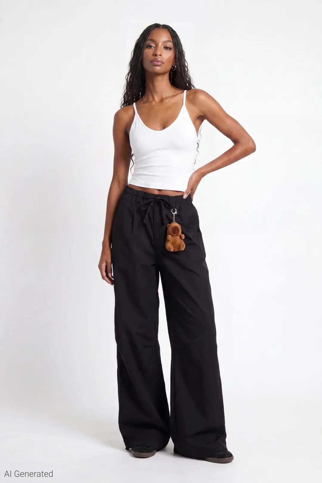 Parachute Pant with Keychain