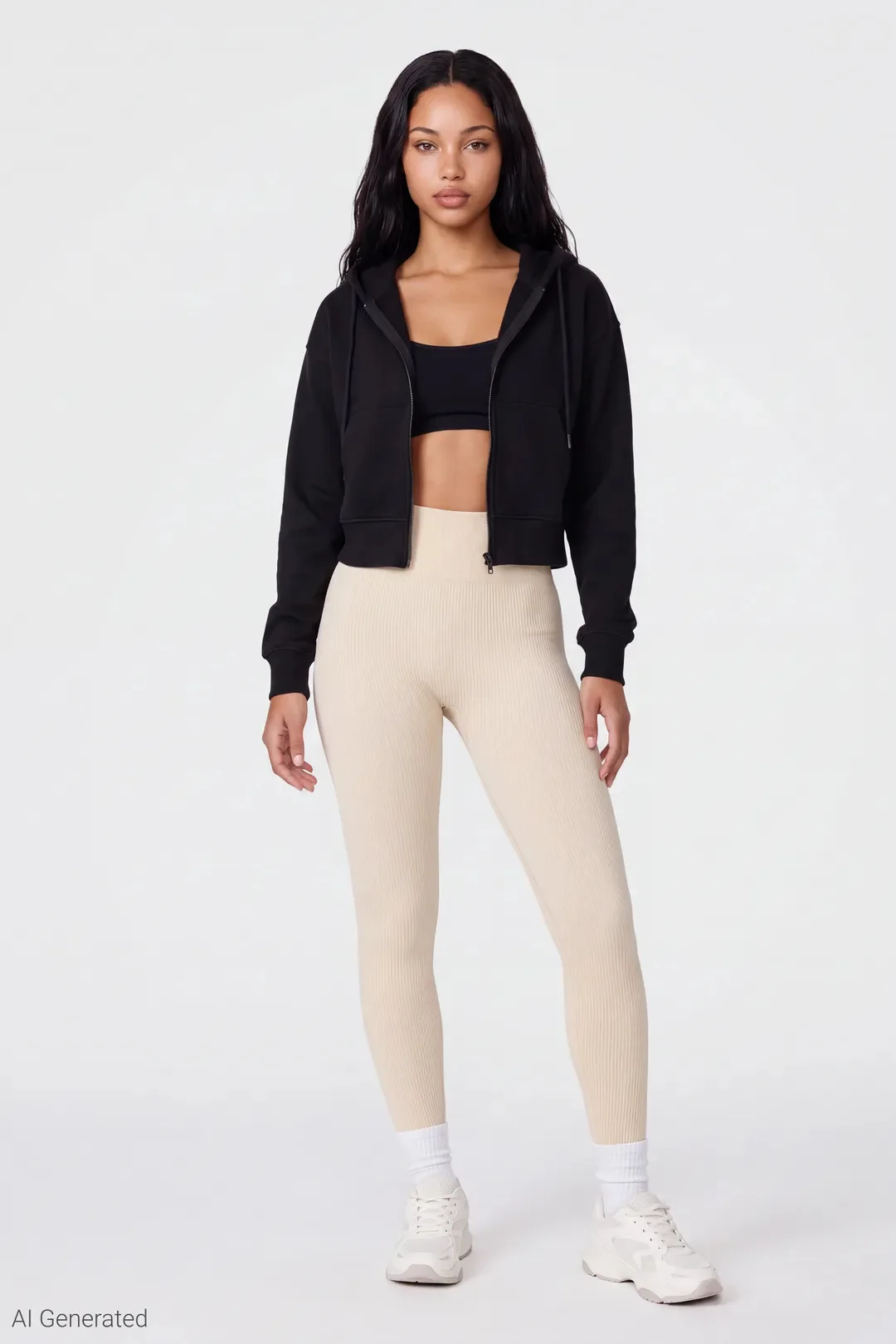 High Rise Ribbed Seamless Legging