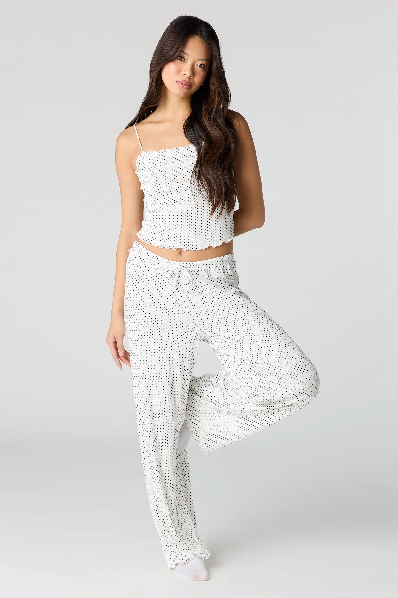 Pointelle Tank & Pant Pajama Set