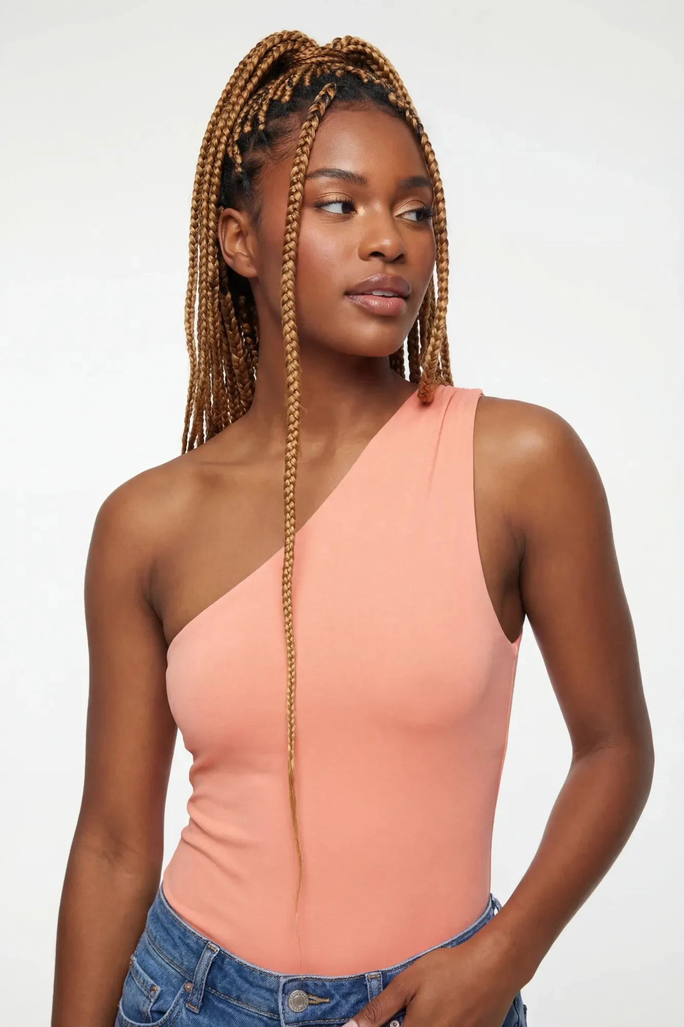 Soft Contour One Shoulder Bodysuit