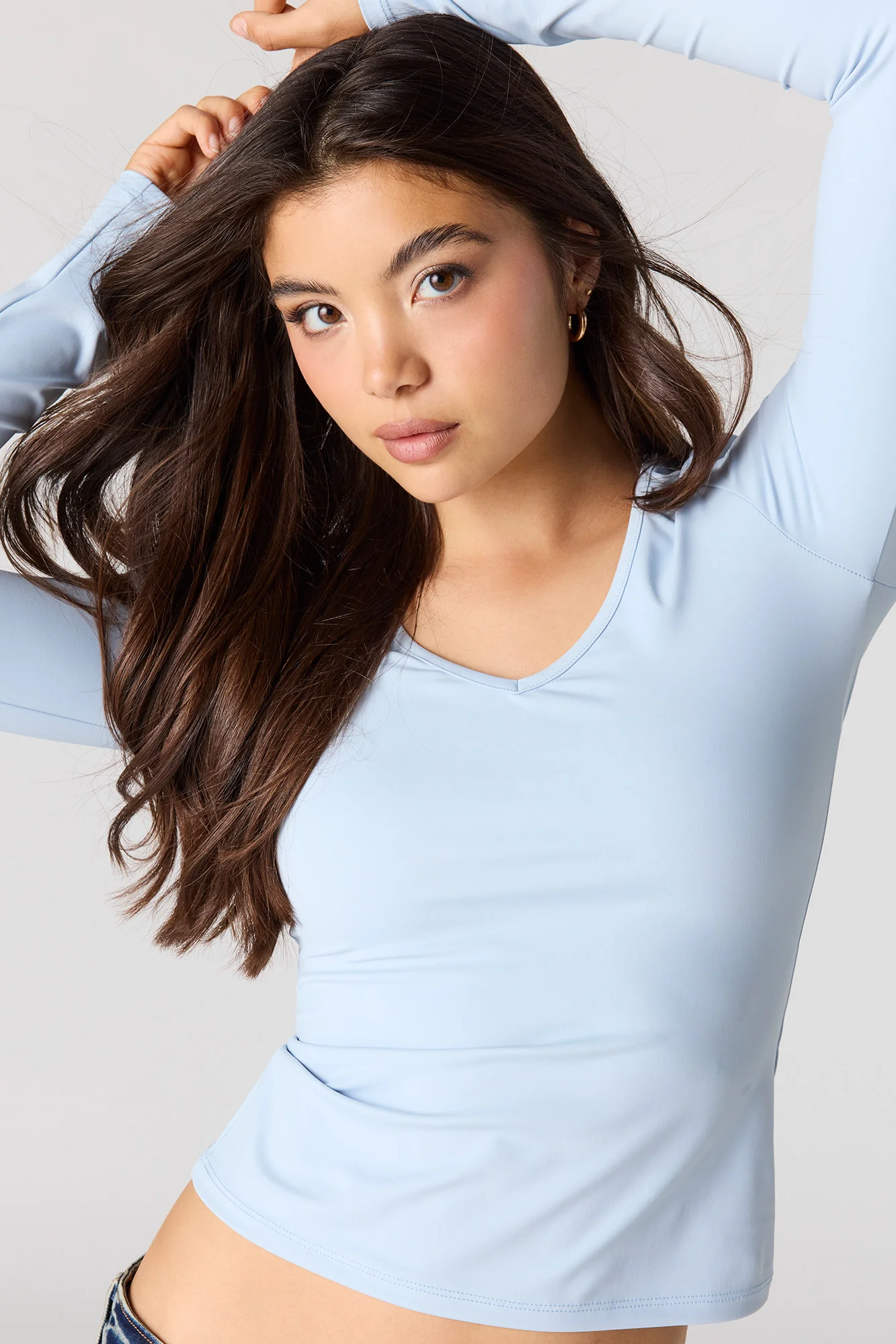 Luxe Heavy Contour Long Sleeve Top